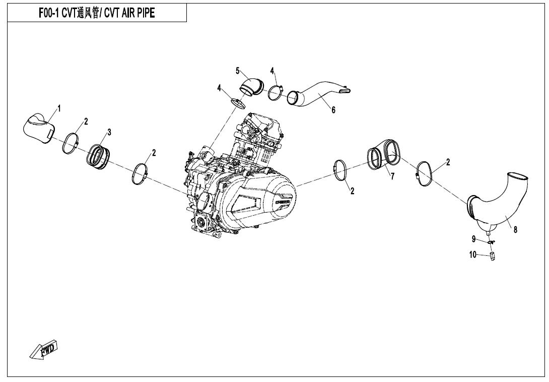 CVT AIR PIPE