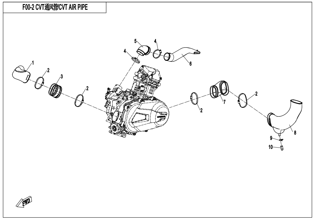 CVT AIR PIPE