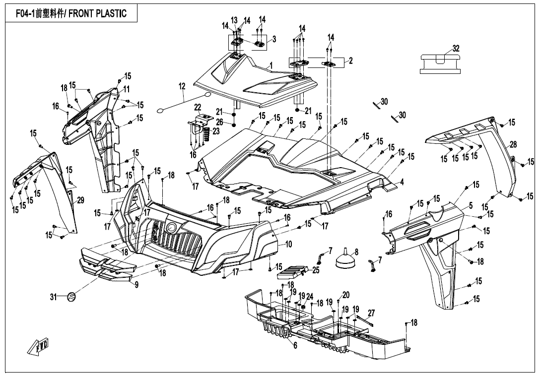 FRONT PLASTICS