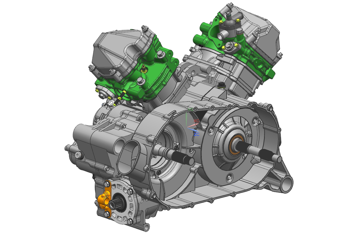 2V91W ENGINE(LONG FRONT OUTPUT SHAFT)