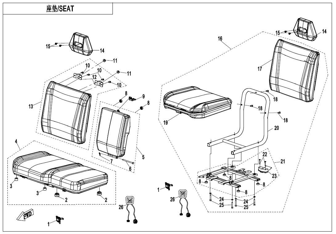 SEAT(HEATING EQUIPMENT)