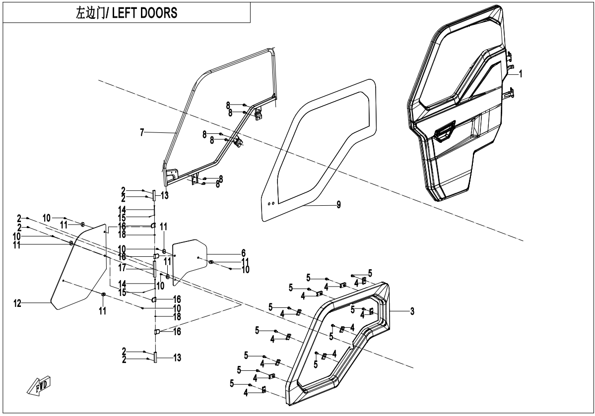 LEFT DOORS
