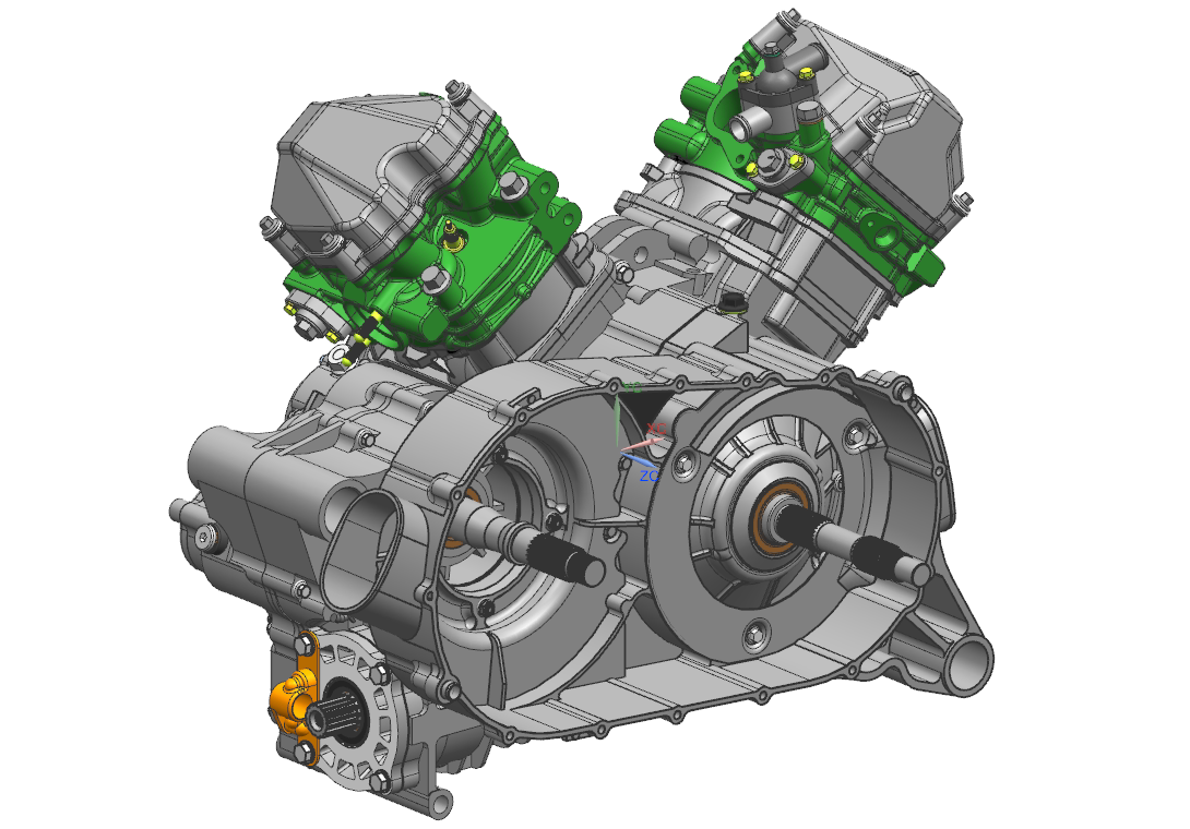 2V91W ENGINE(SHORT FRONT OUTPUT SHAFT)
