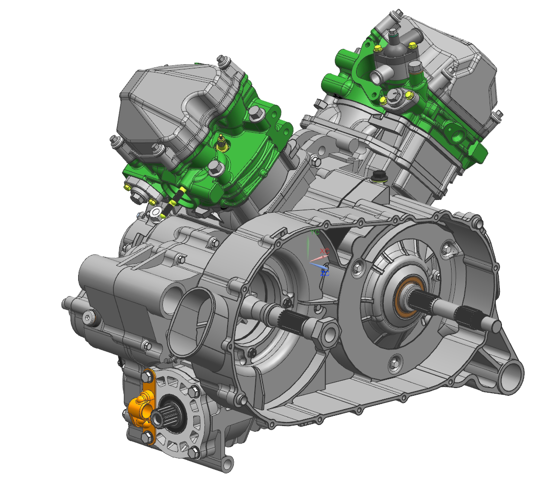 2V91W ENGINE(SHORT FRONT OUTPUT SHAFT)