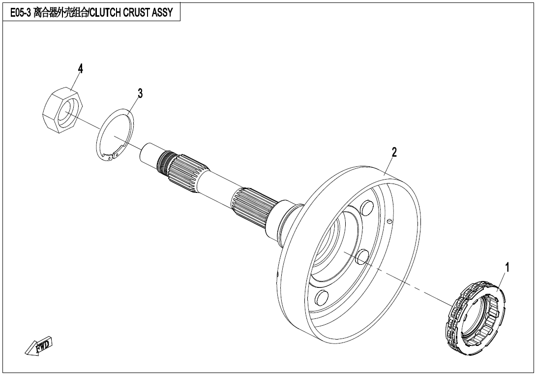 CLUTCH HOUSING ASSY