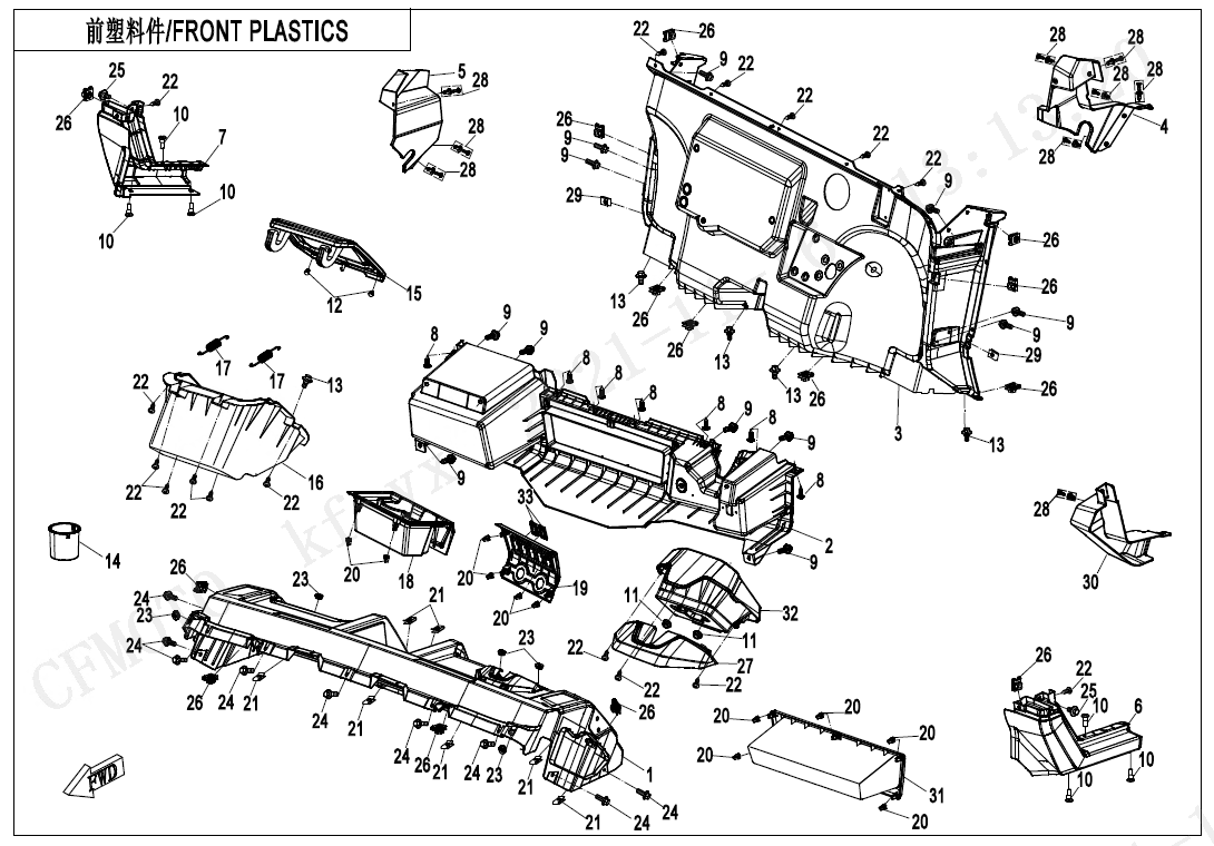 FRONT PLASTICS