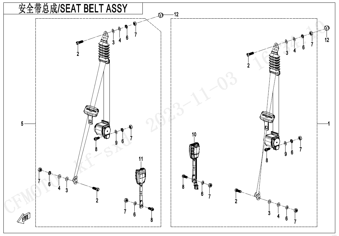 SEAT BELT ASSY