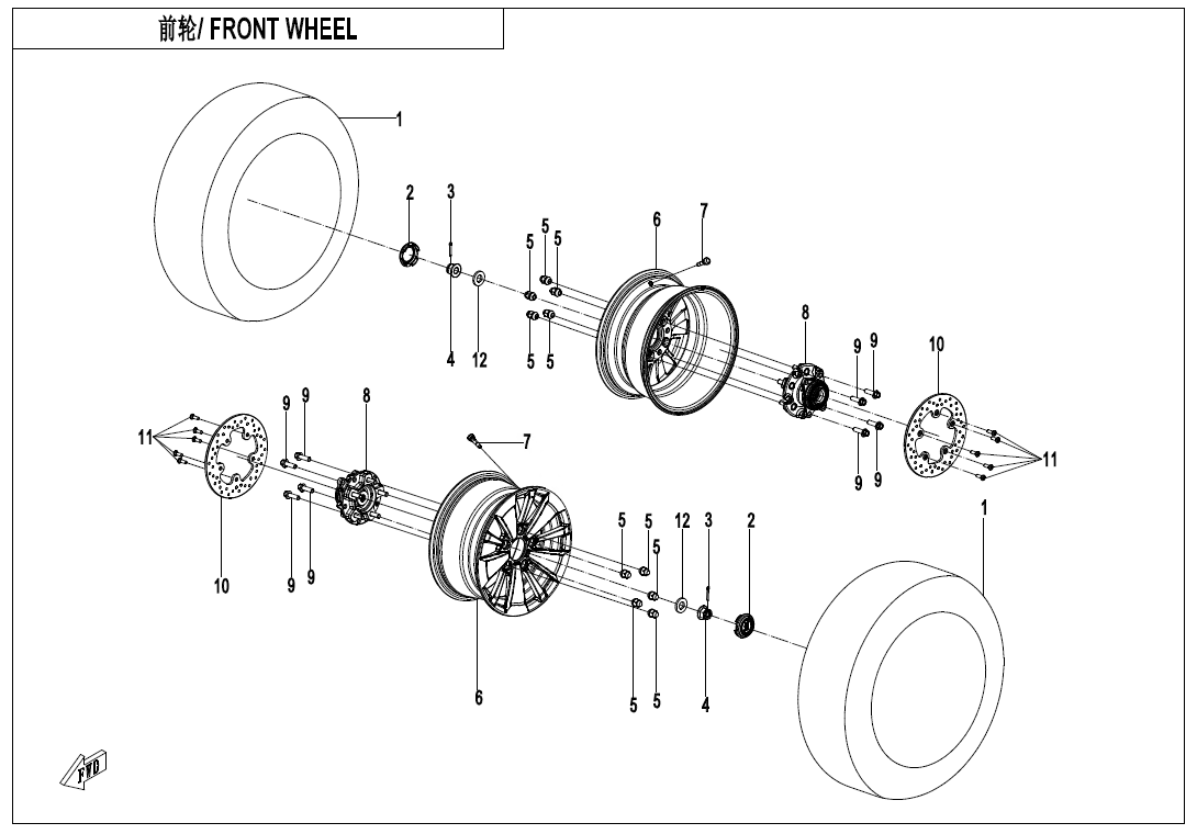 FRONT WHEEL