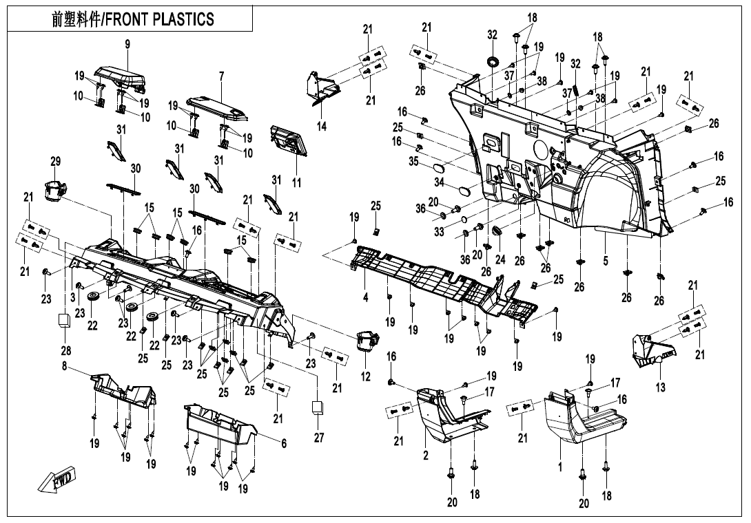 FRONT PLASTICS