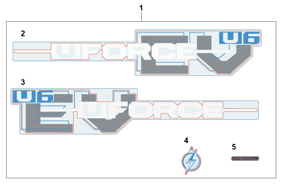 DECAL KITS(METALLIC GERY)