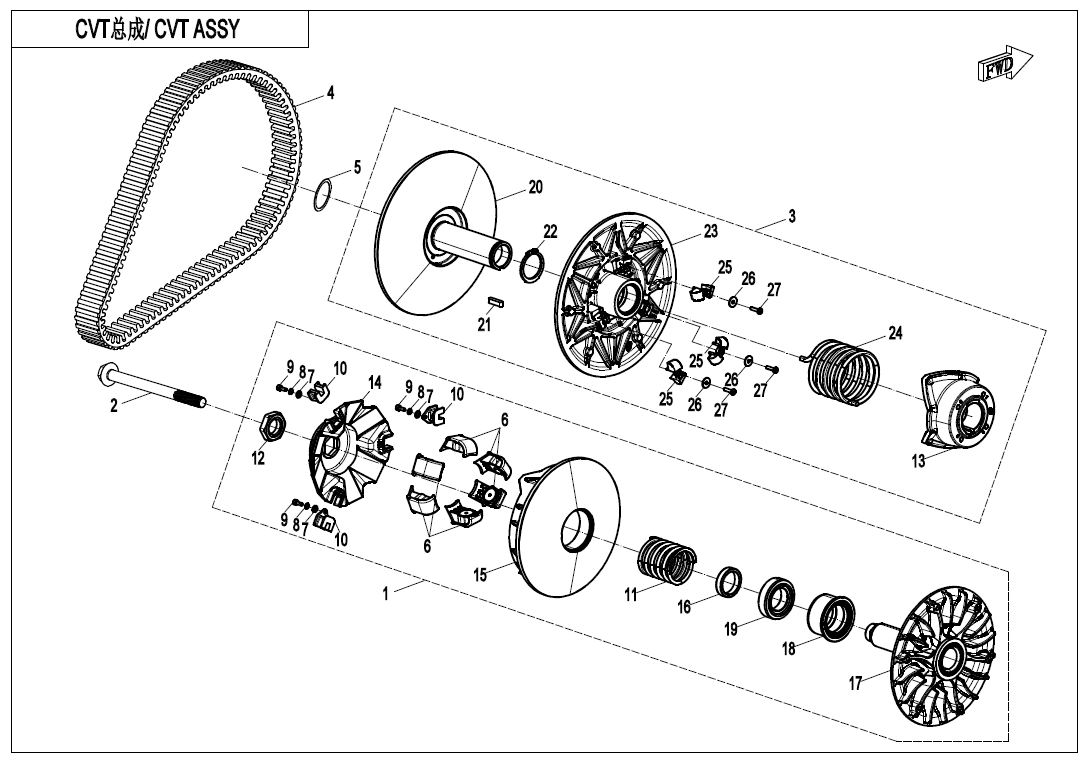CLUTCH @^ CVT ASSY(Chongqing Changxing)