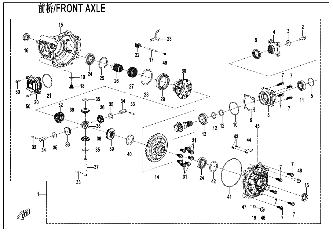 FRONT AXLE