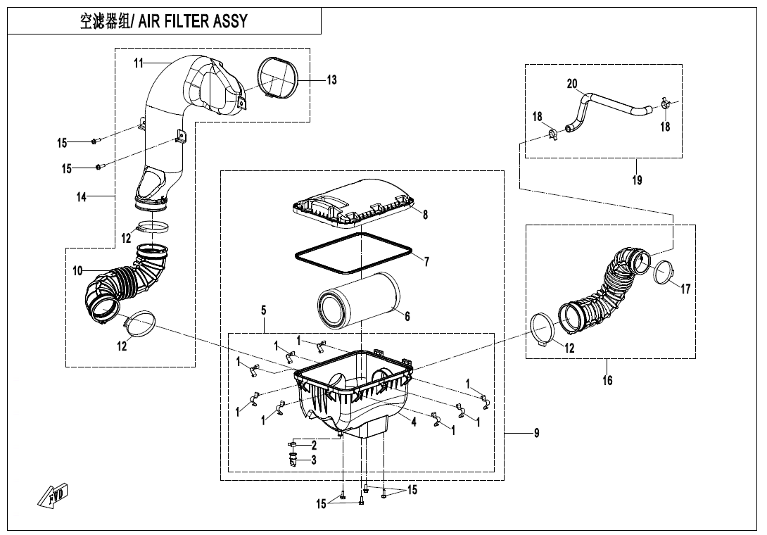 AIR FILTER ASSY