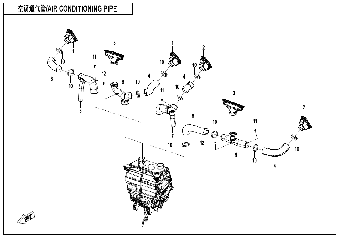 AIR CONDITIONING PIPE