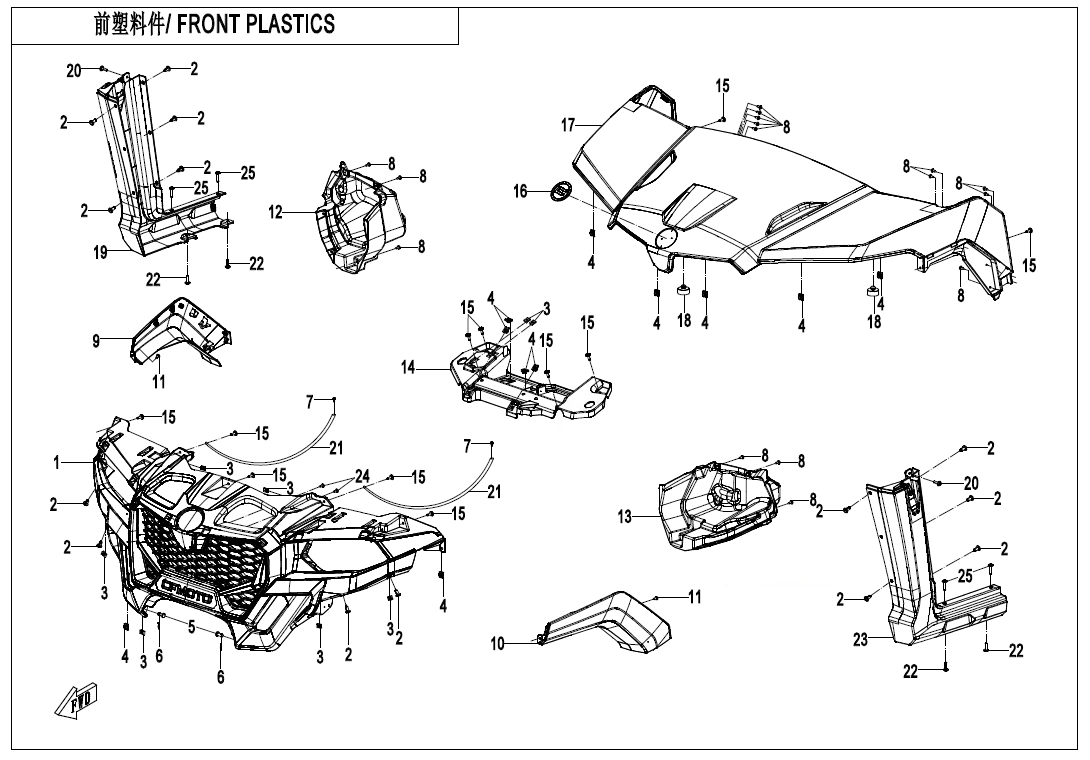 FRONT PLASTICS