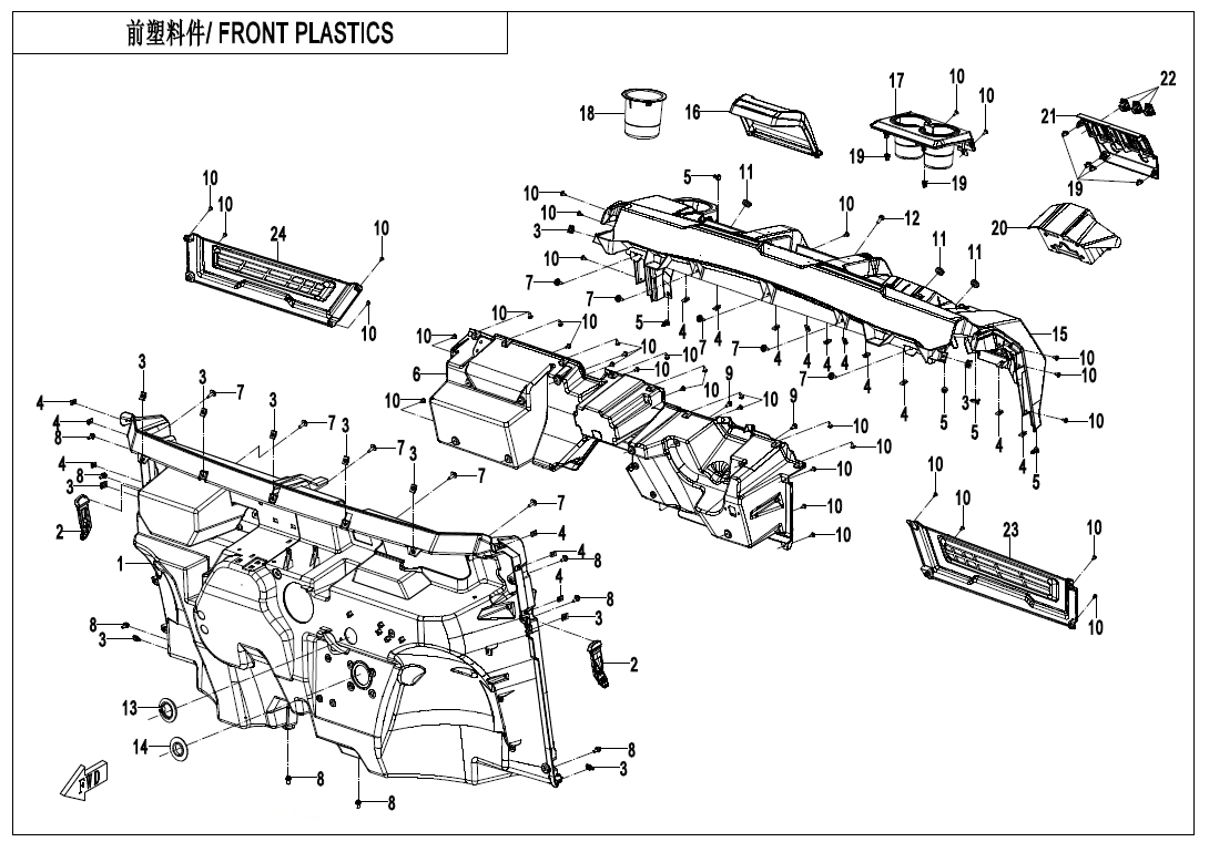 FRONT PLASTICS