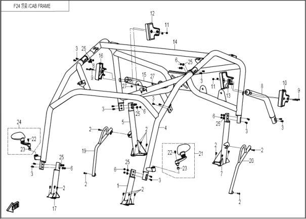 CAB FRAME