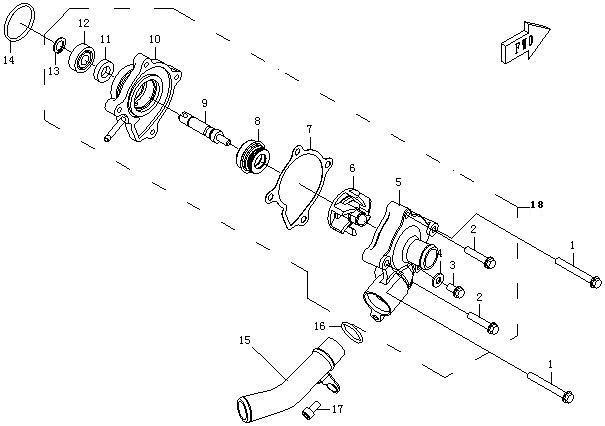 WATER PUMP ASSY.