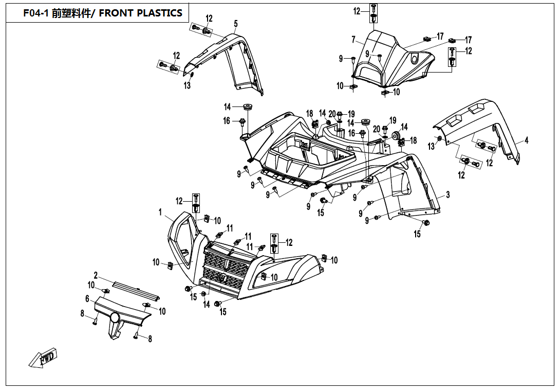 FRONT PLASTICS
