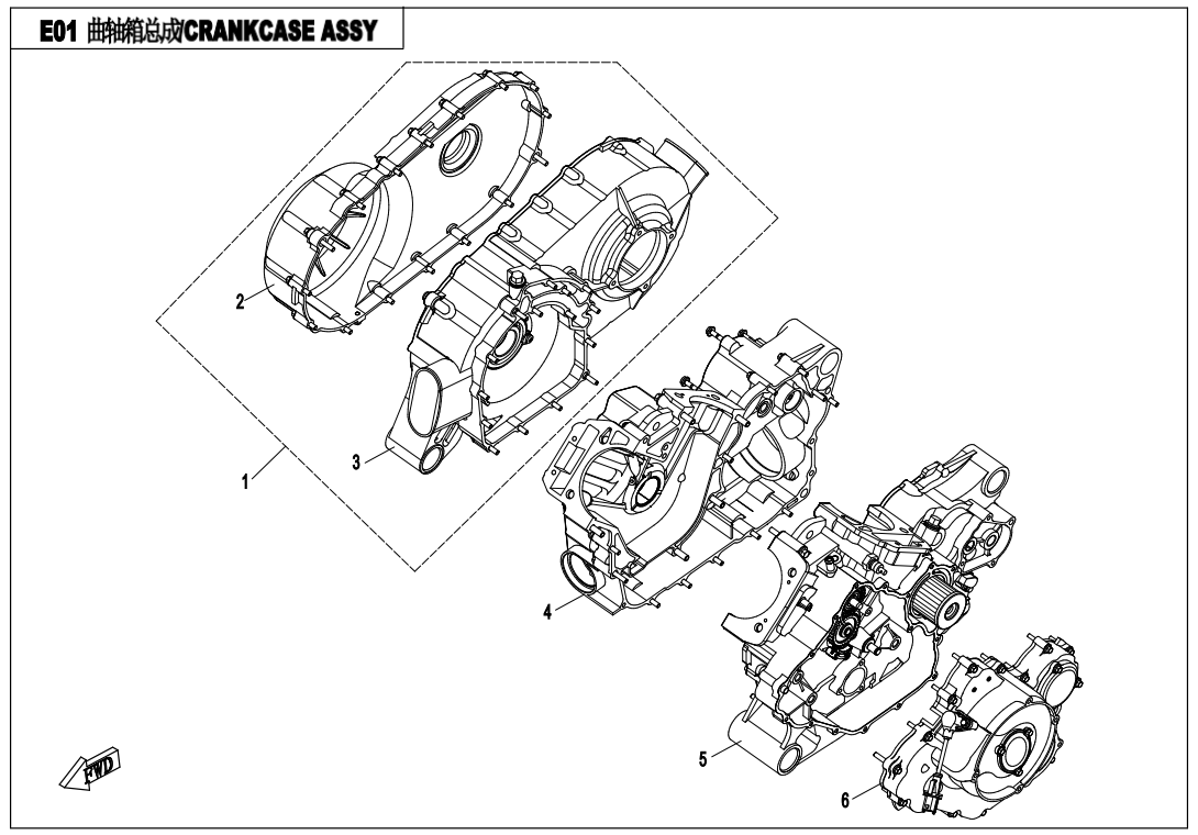 CRANKCASE ASSY.