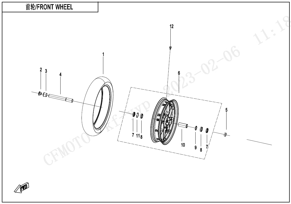 FRONT WHEEL