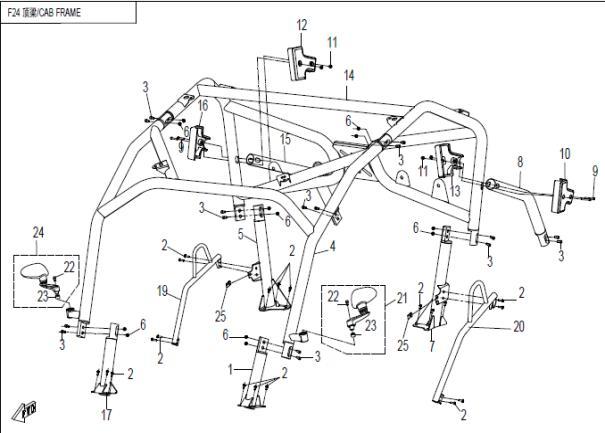 CAB FRAME