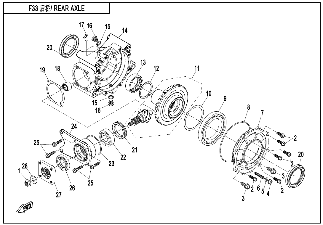 REAR AXLE