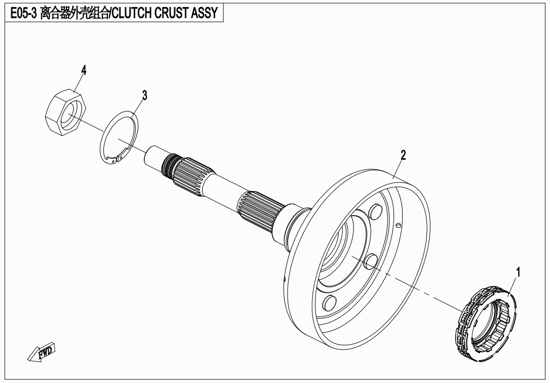CLUTCH CRUST ASSY