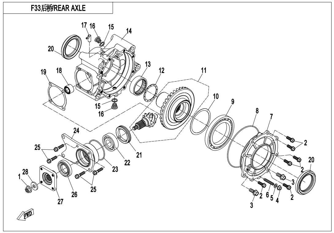 REAR AXLE