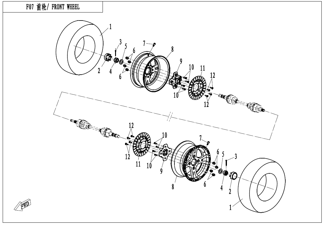 FRONT WHEEL
