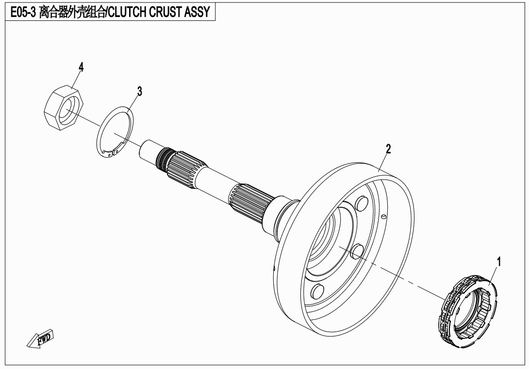 CLUTCH CRUST ASSY
