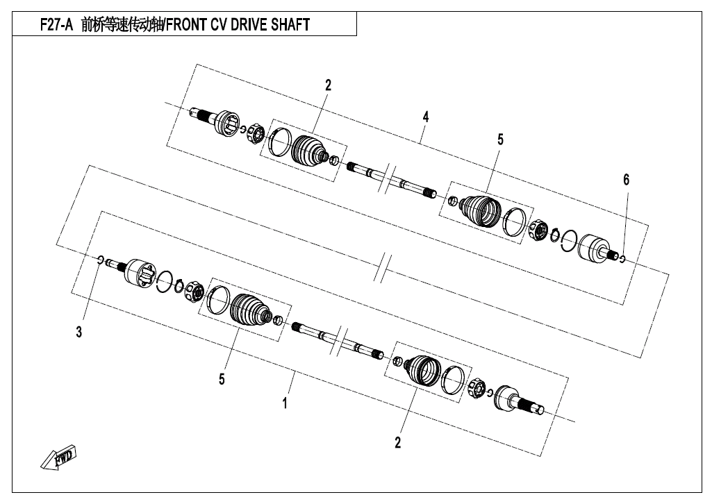 FRONT CV SHAFT(SPS)