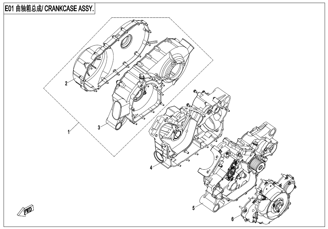 CRANKCASE ASSY.