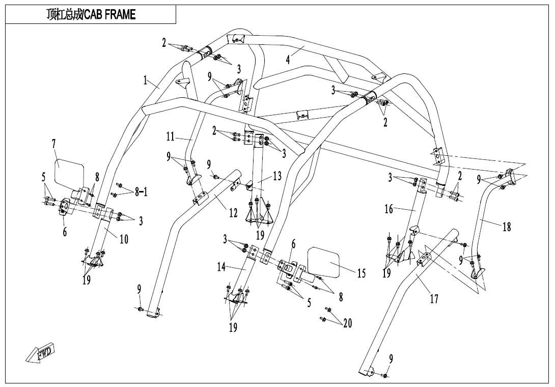 CAB FRAME(NA)