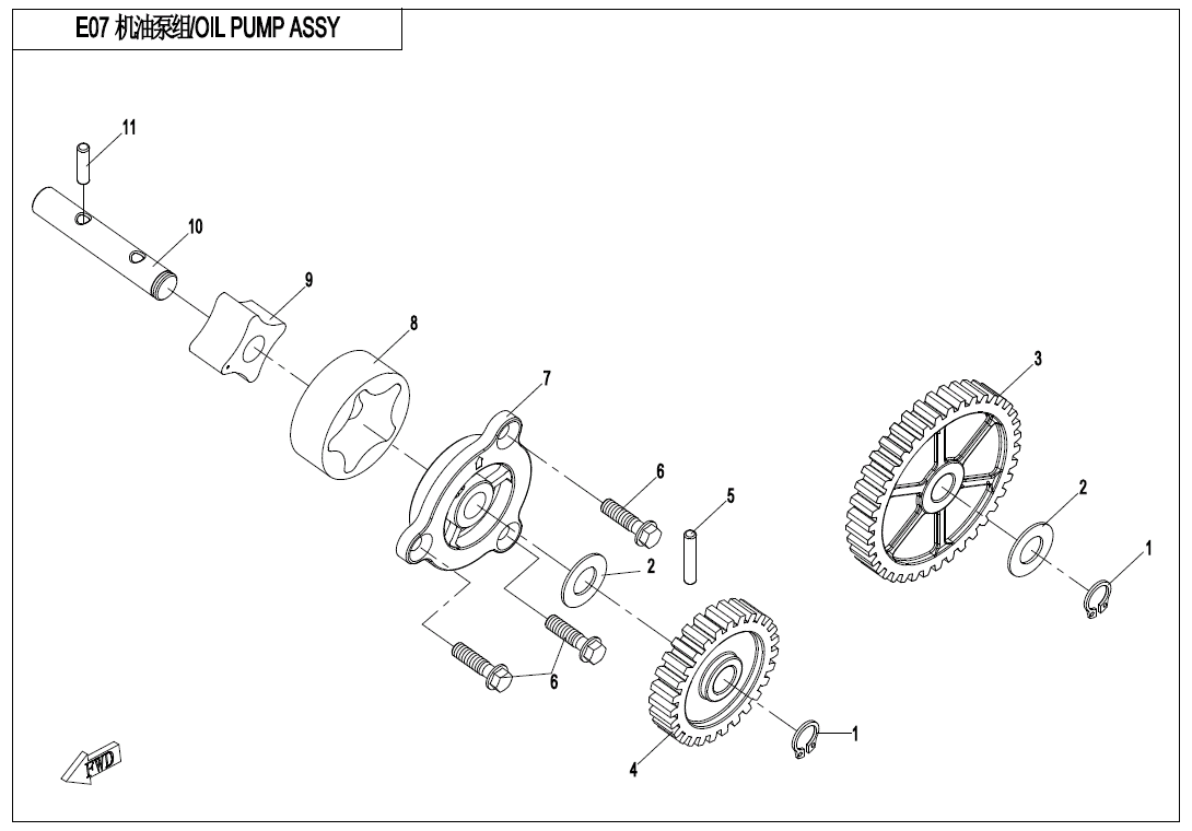 OIL PUMP ASSY.