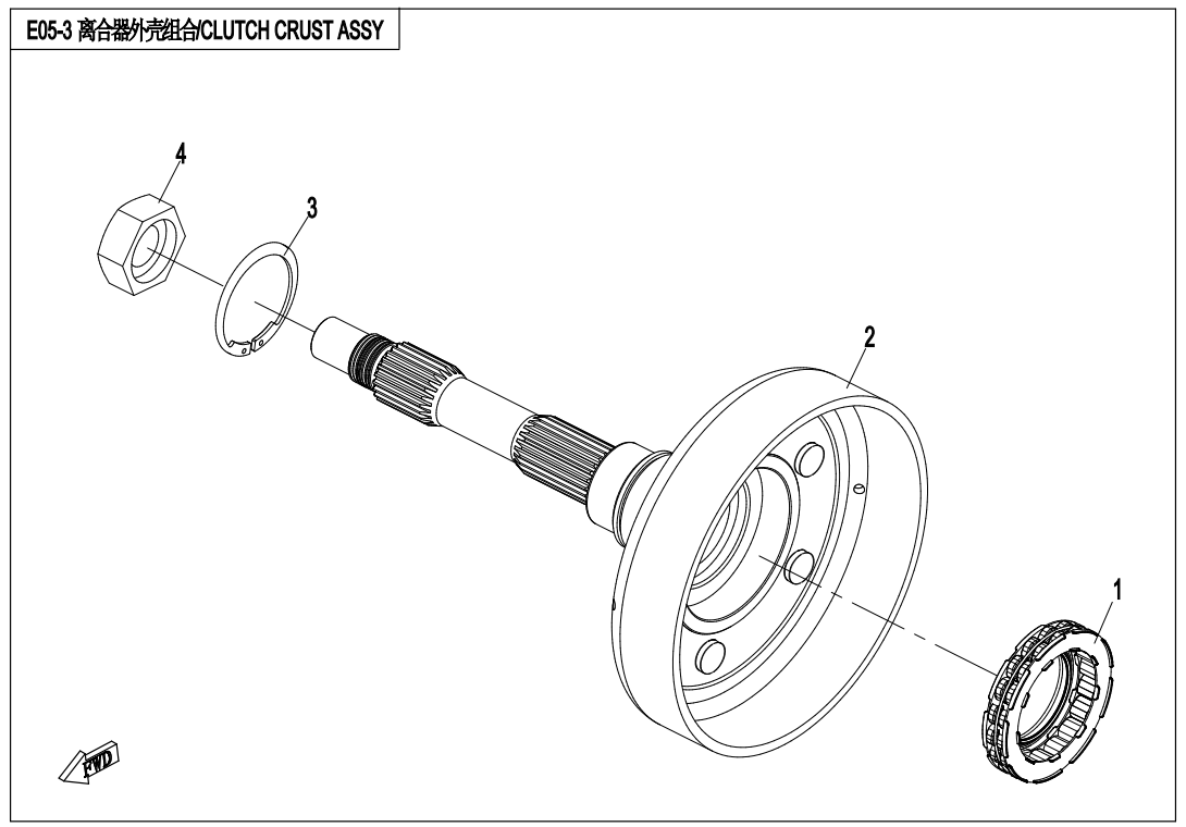 CLUTCH CRUST ASSY