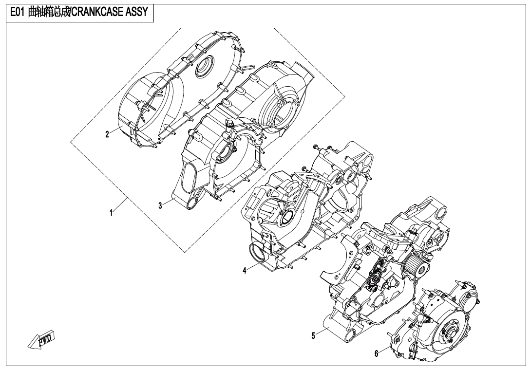 CRANK CASE ASSY