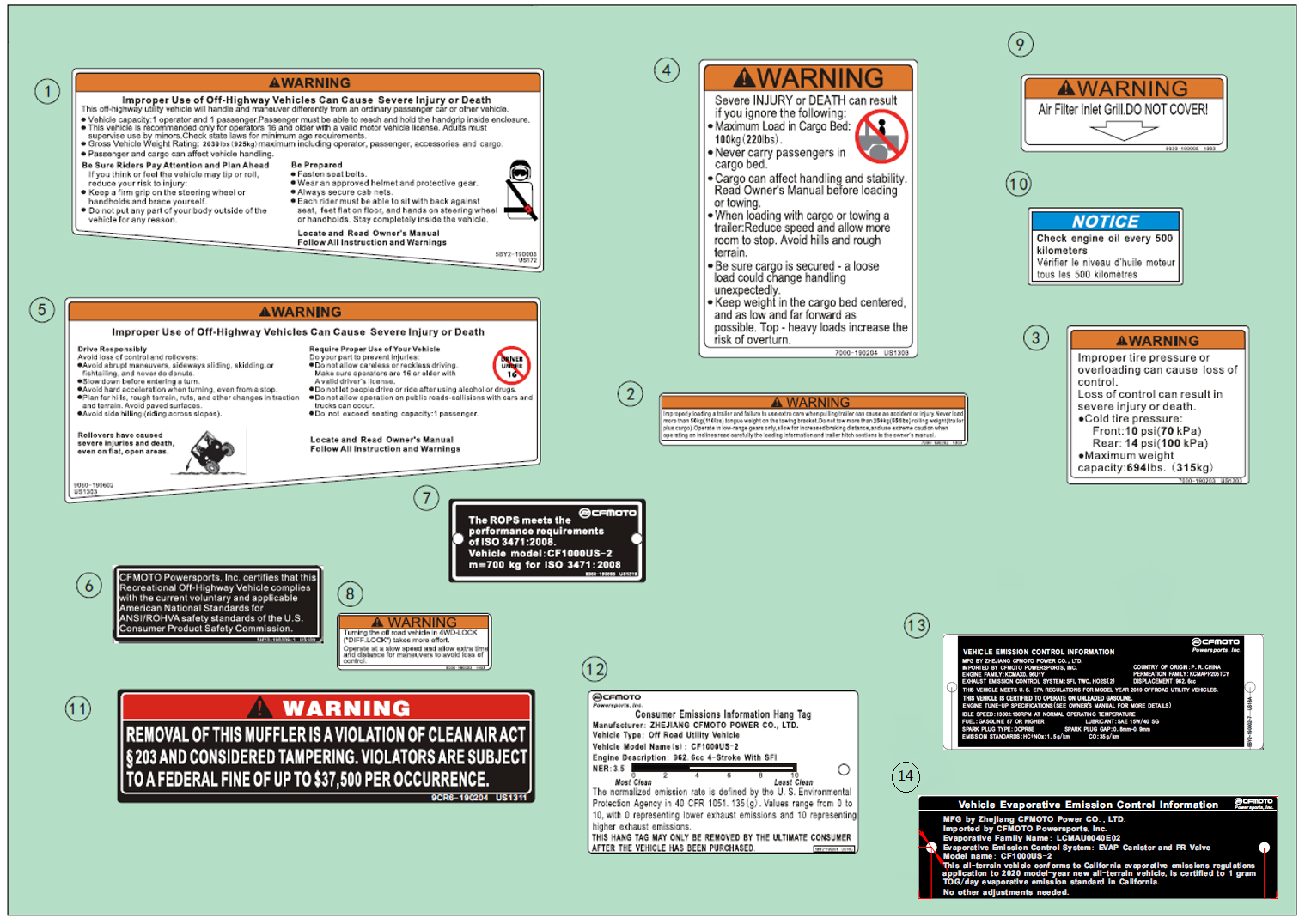 WARNING LABEL