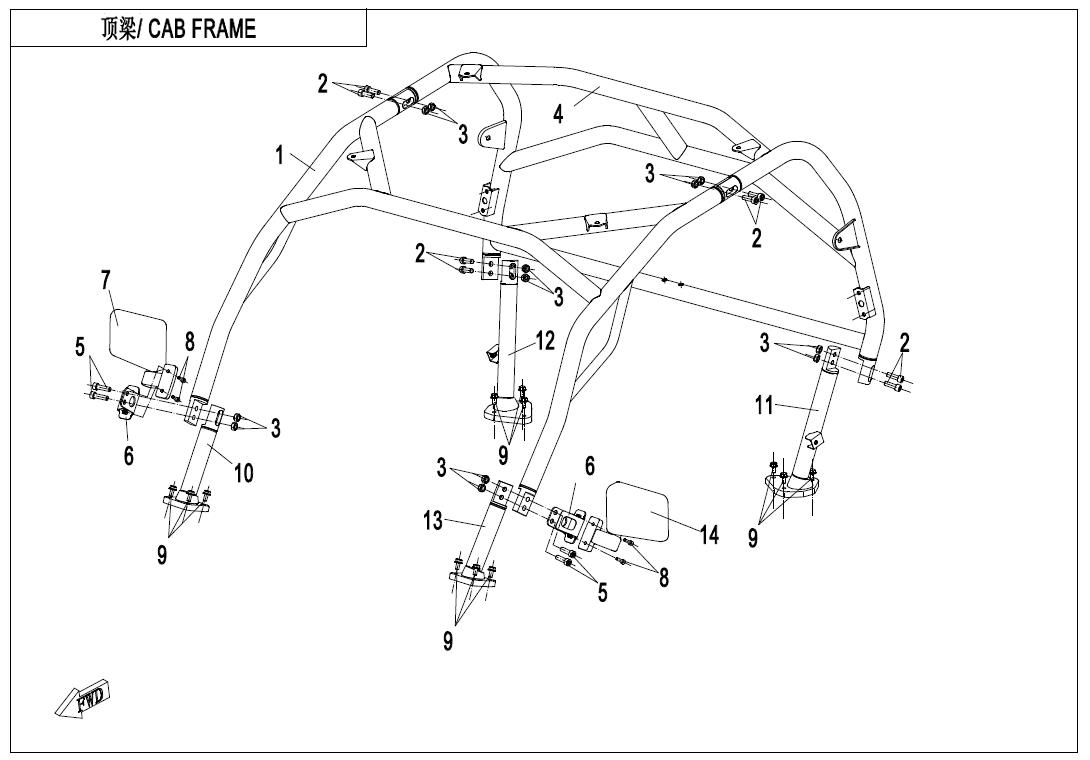 CAB FRAME(NA)
