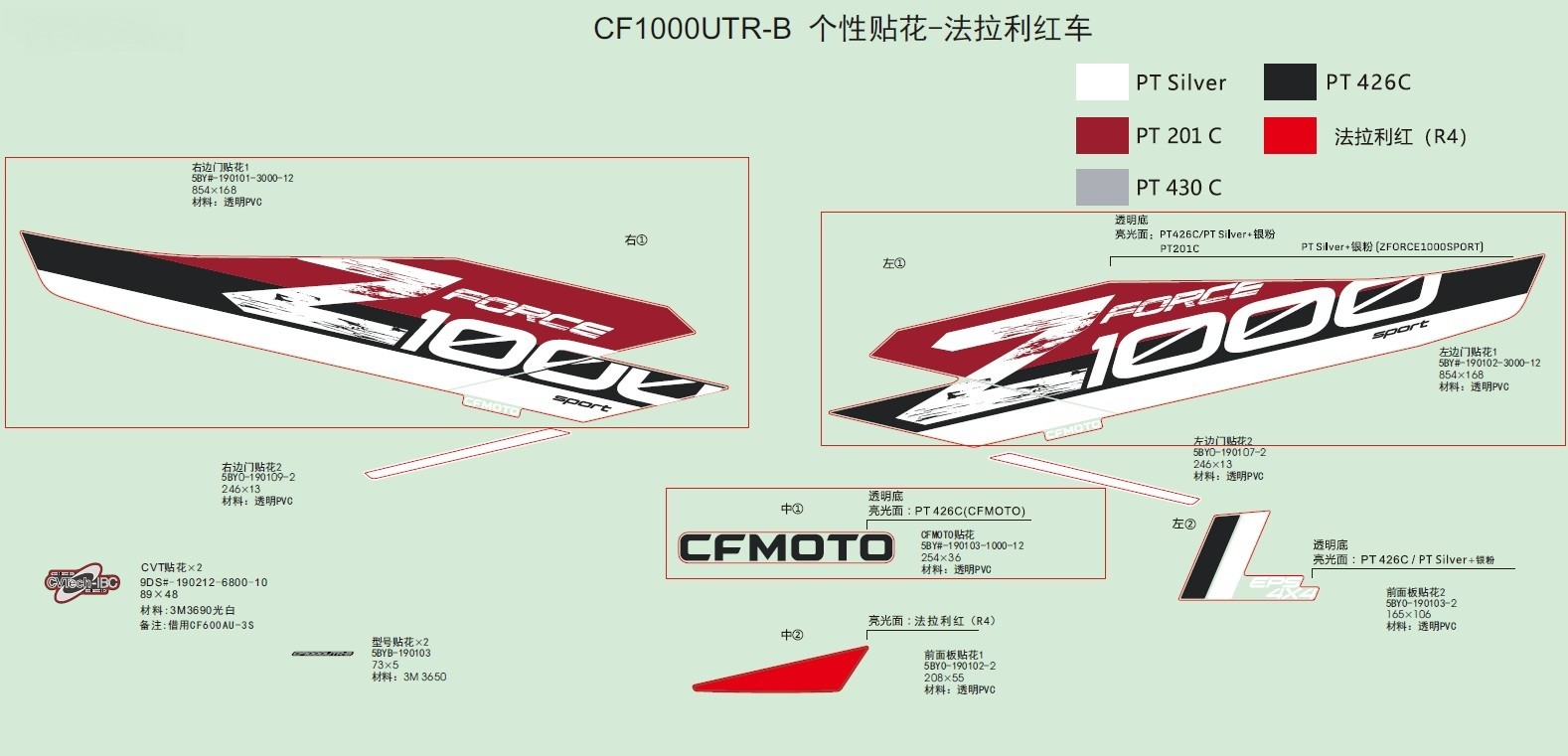 DECAL(FOR FIRE RED CAR)