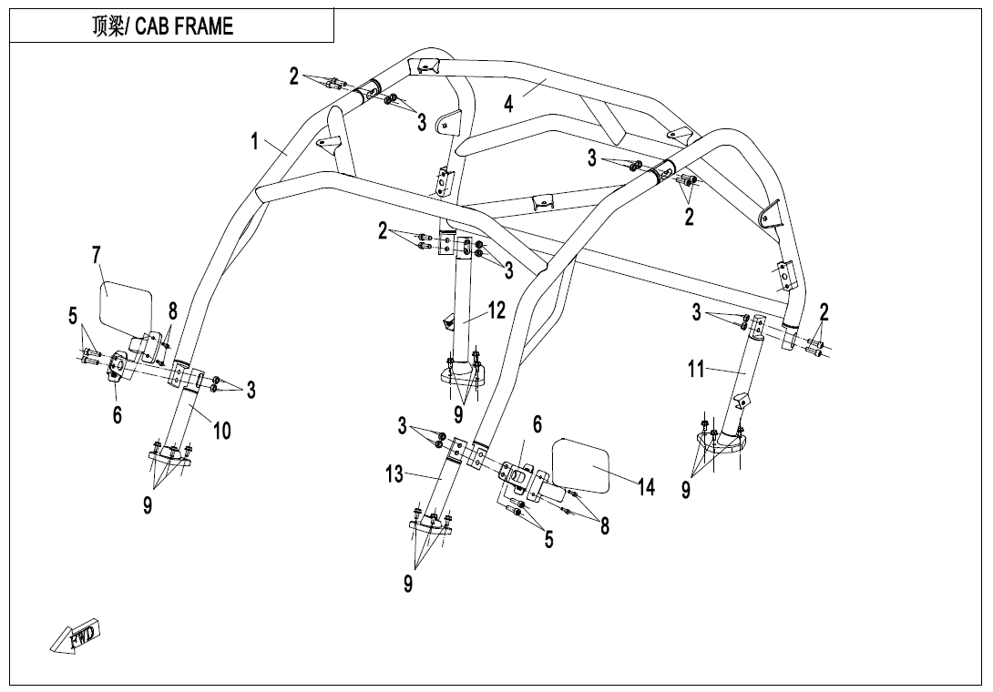 CAB FRAME(NA)