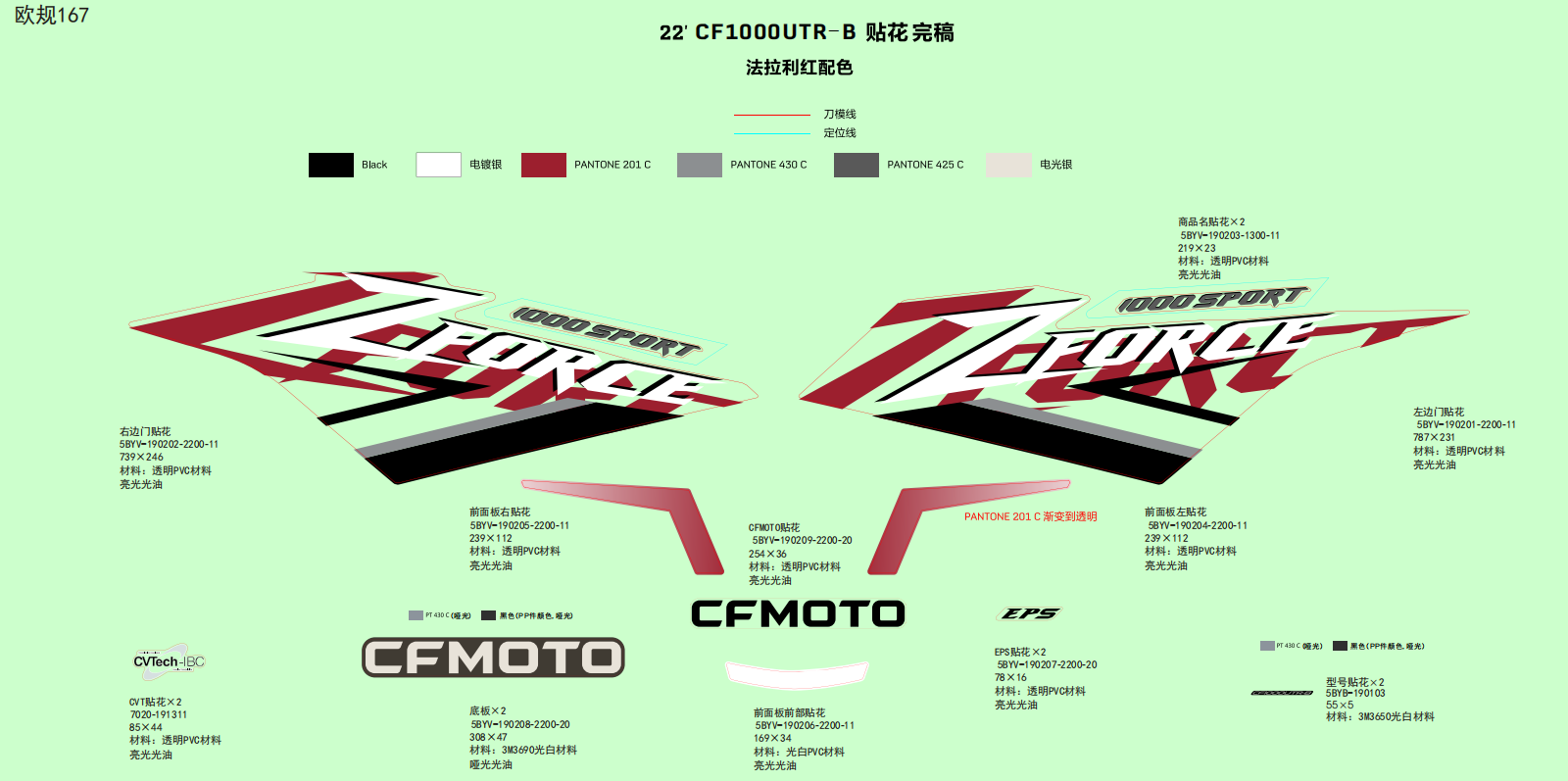 DECAL(FIRE RED )