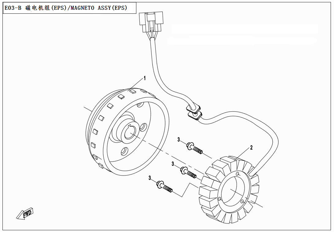 MAGNETO STATOR ASSY(EPS)