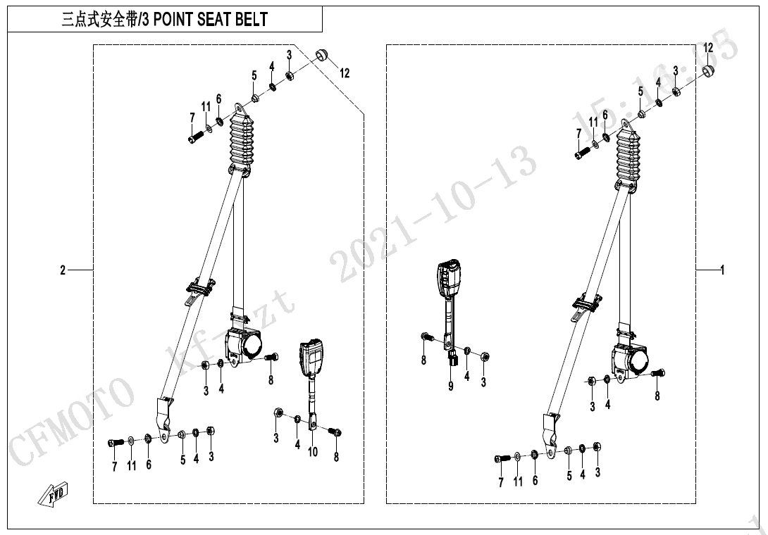 3-POINT SEAT BELT