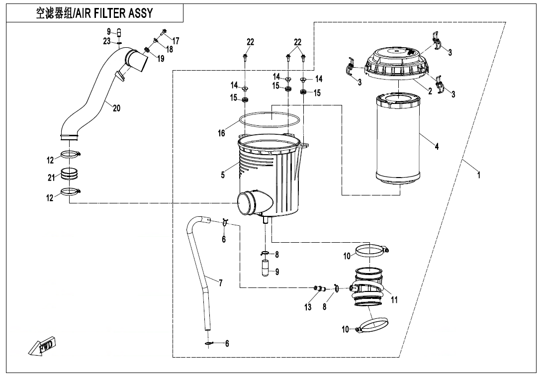 AIR FILTER ASSY