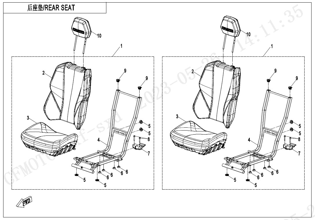 REAR SEAT