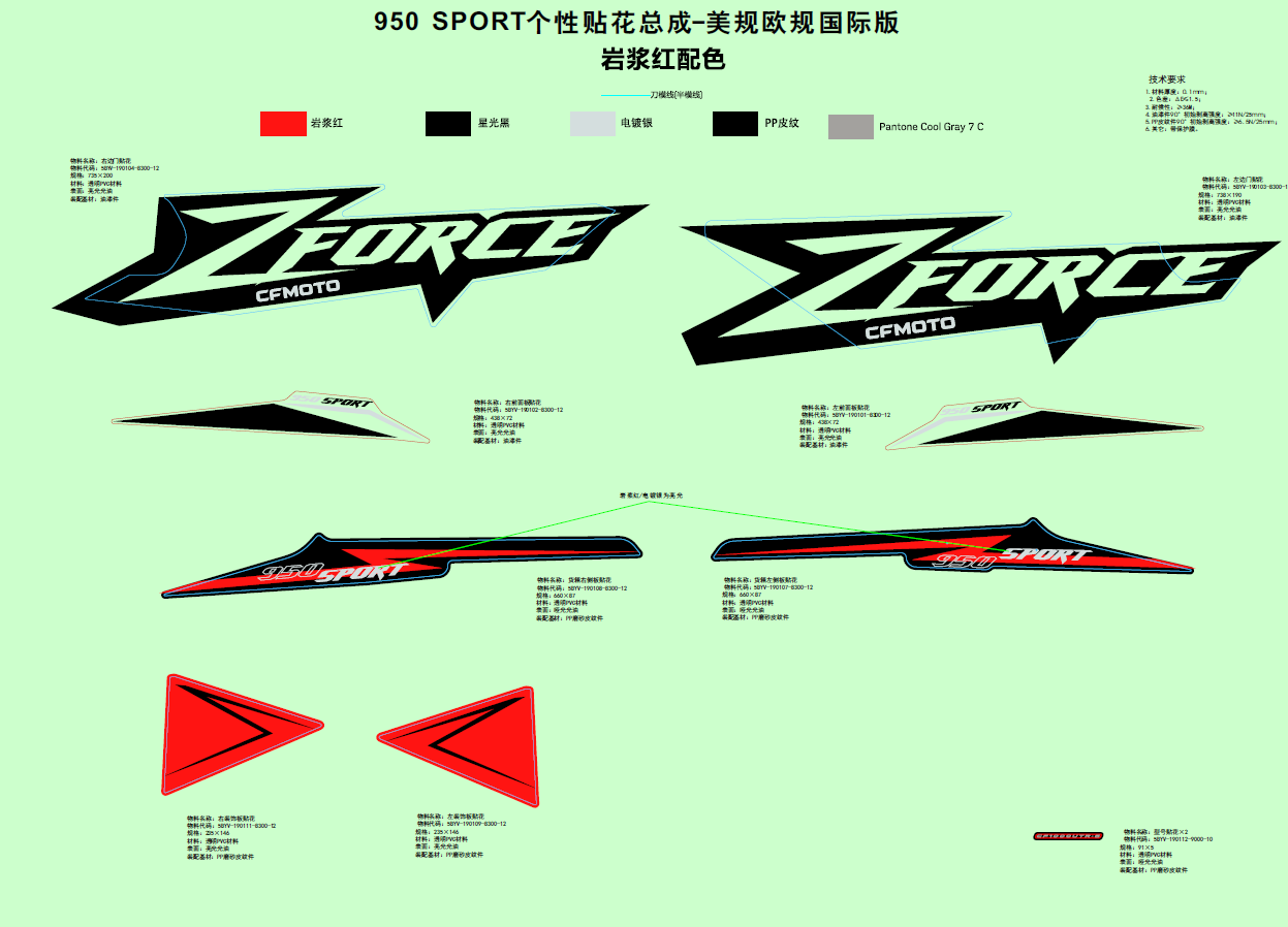 DECAL(MAGMA RED)