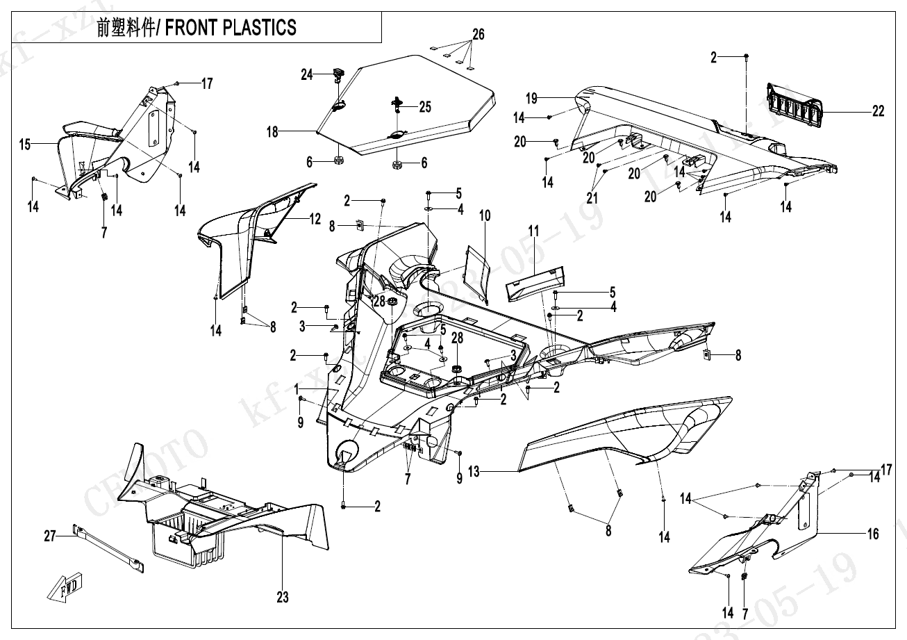 FRONT PLASTICS