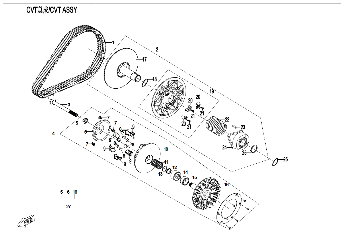 CVT ASSY