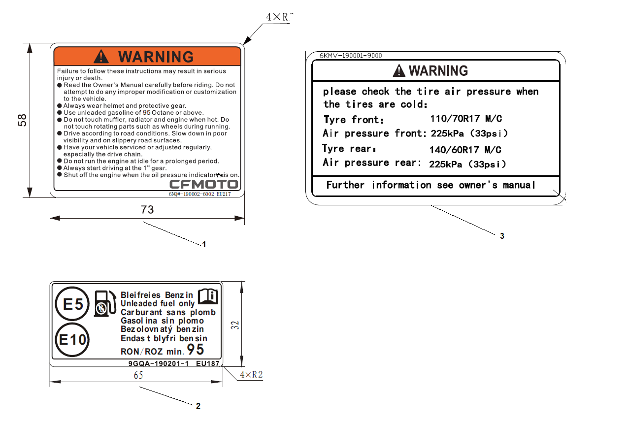 WARNING DECAL